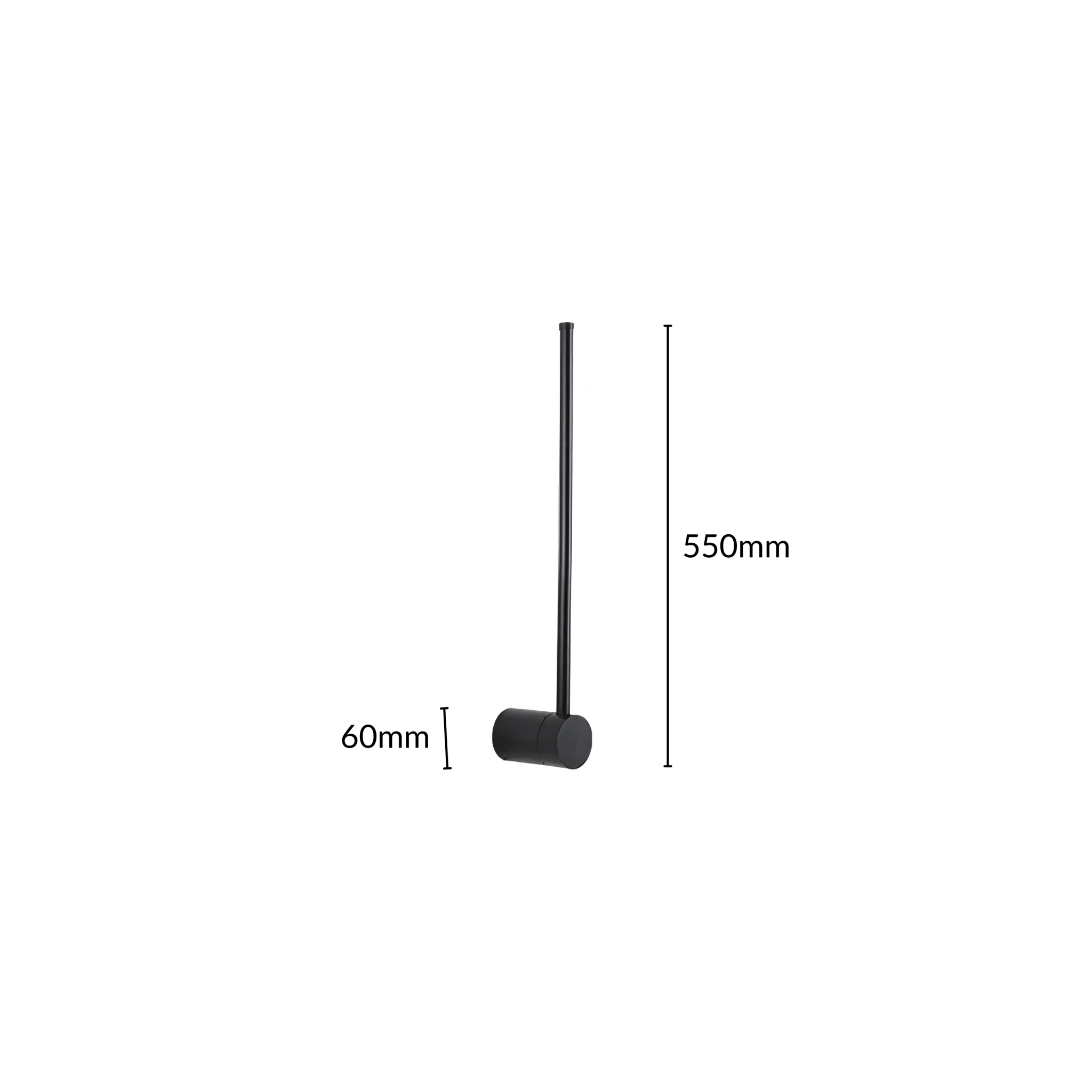 SaberStone | Stylish Black Satin Modern Wall Sconce Light Fixture 11