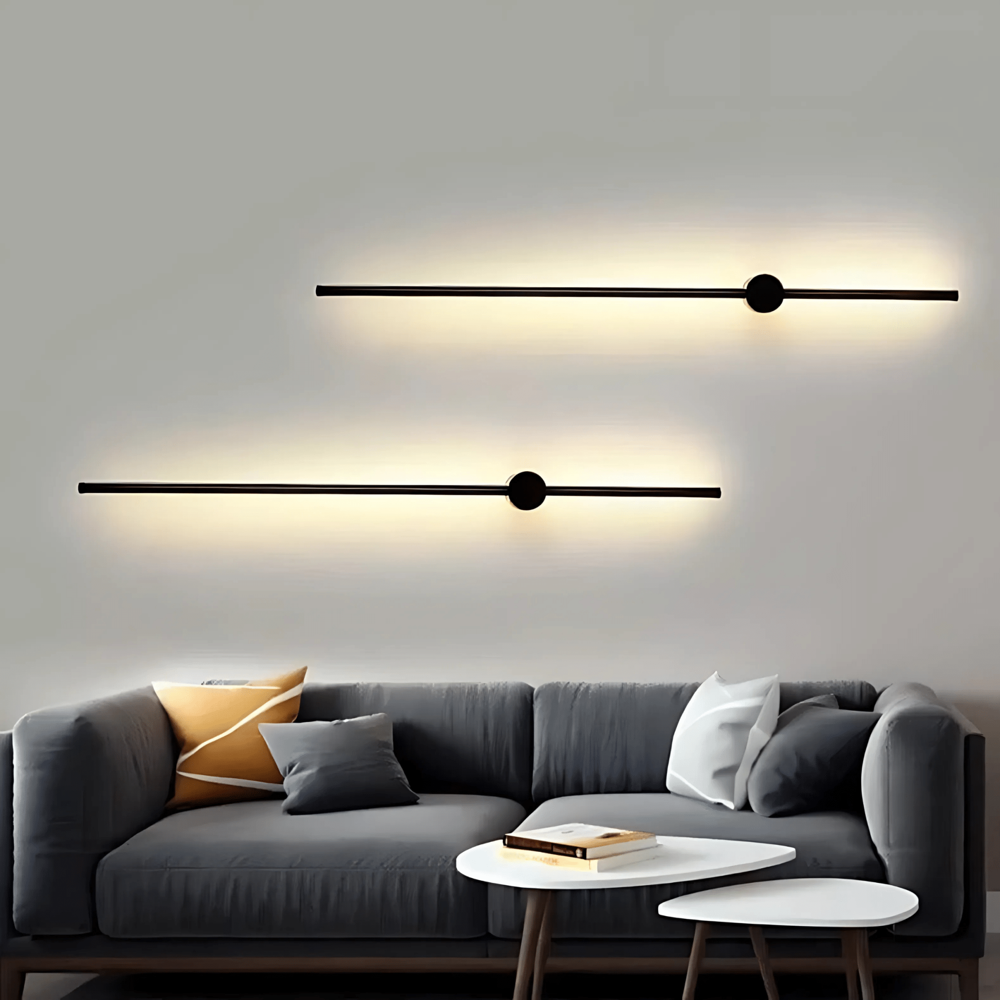 SaberStone | Stylish Black Satin Modern Wall Sconce Light Fixture 3