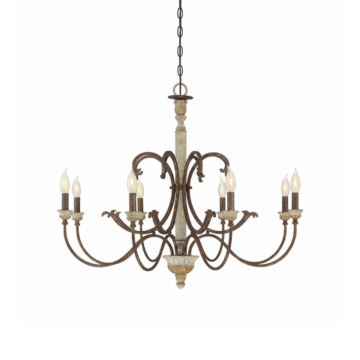 Freyza | Evareth Vintage Industrial Wood Chandelier – Industrial Dining Room Living Room