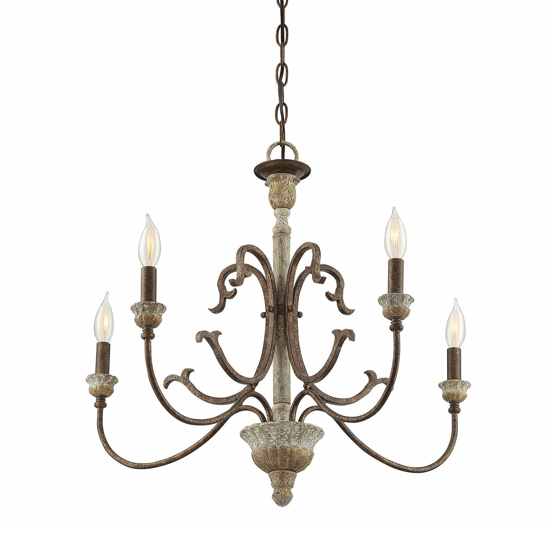Freyza | Evareth Vintage Industrial Wood Chandelier – Industrial Dining Room Living Room