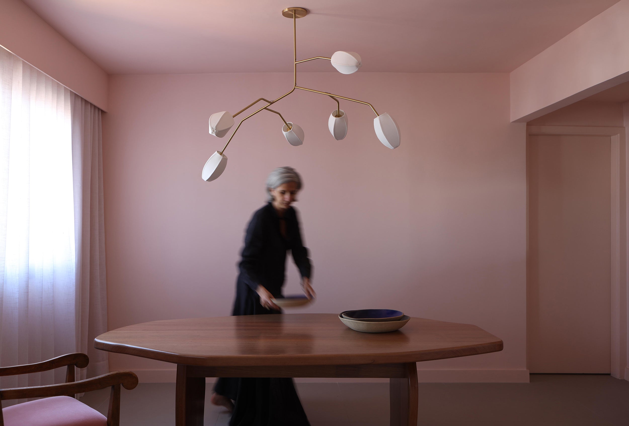 Freyza | Evvinora Vintage-Industriestoff-Kronleuchter – Industrielles Esszimmer, Wohnzimmer