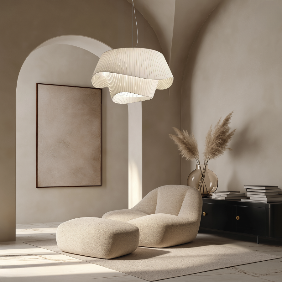 Freyza - SailLight | Modern Minimalist White Acrylic Pendant Fixture