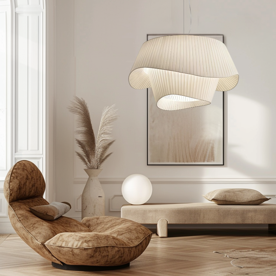 Freyza - SailLight | Modern Minimalist White Acrylic Pendant Fixture