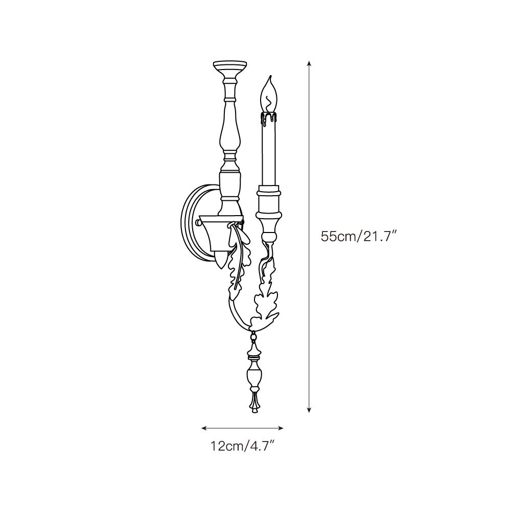 Freyza | Ivelor Vintage Industrial Wall Light – Industrial Bedroom Hallway