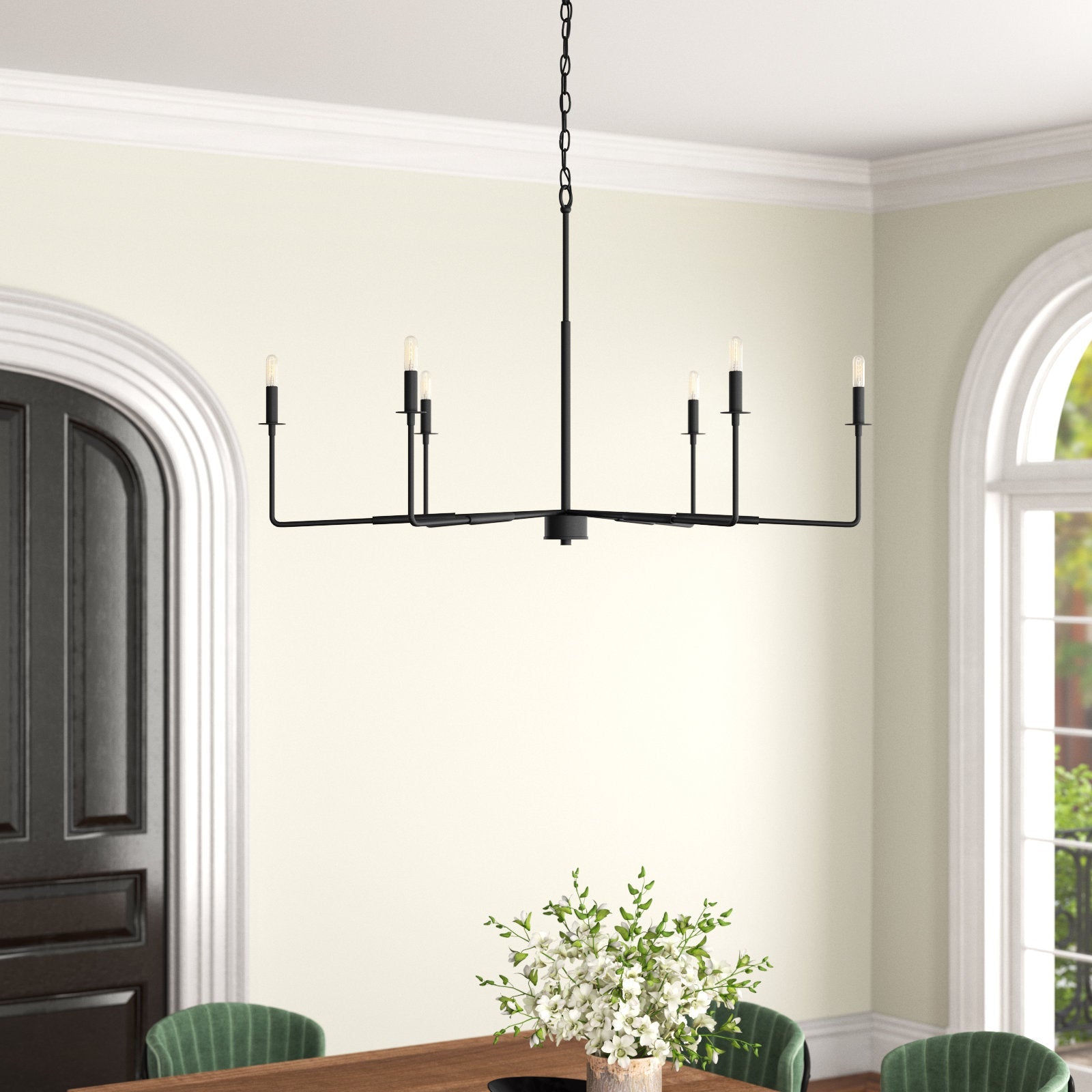 Freyza | Blikuvyi Modern Industrial Chandelier – Modern Dining Room Living Room