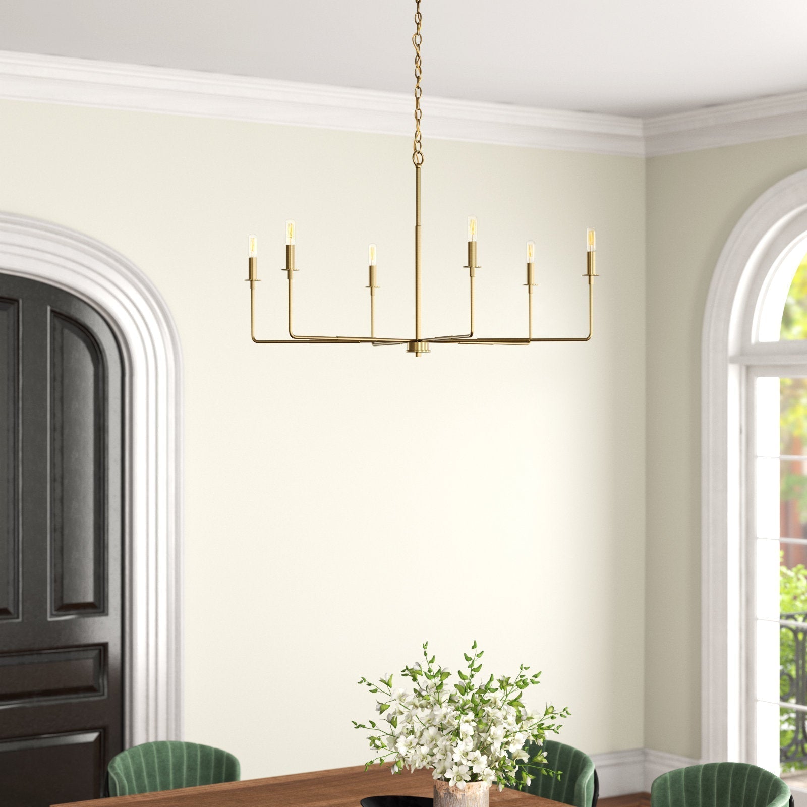 Freyza | Blikuvyi Modern Industrial Chandelier – Modern Dining Room Living Room