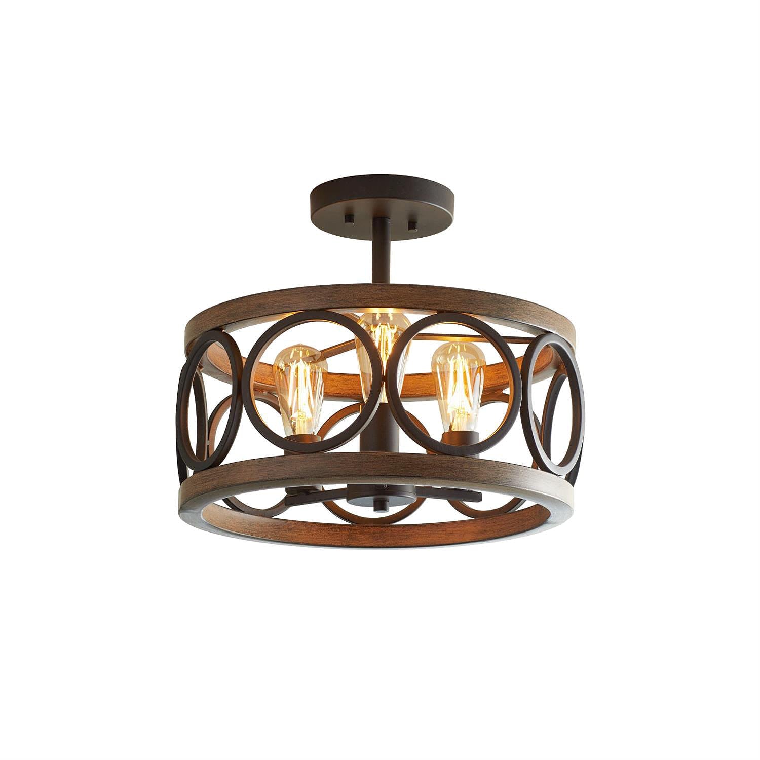 Freyza | Arthaen Vintage-Industriedeckenleuchte – Industrielles Schlafzimmer, Wohnzimmer