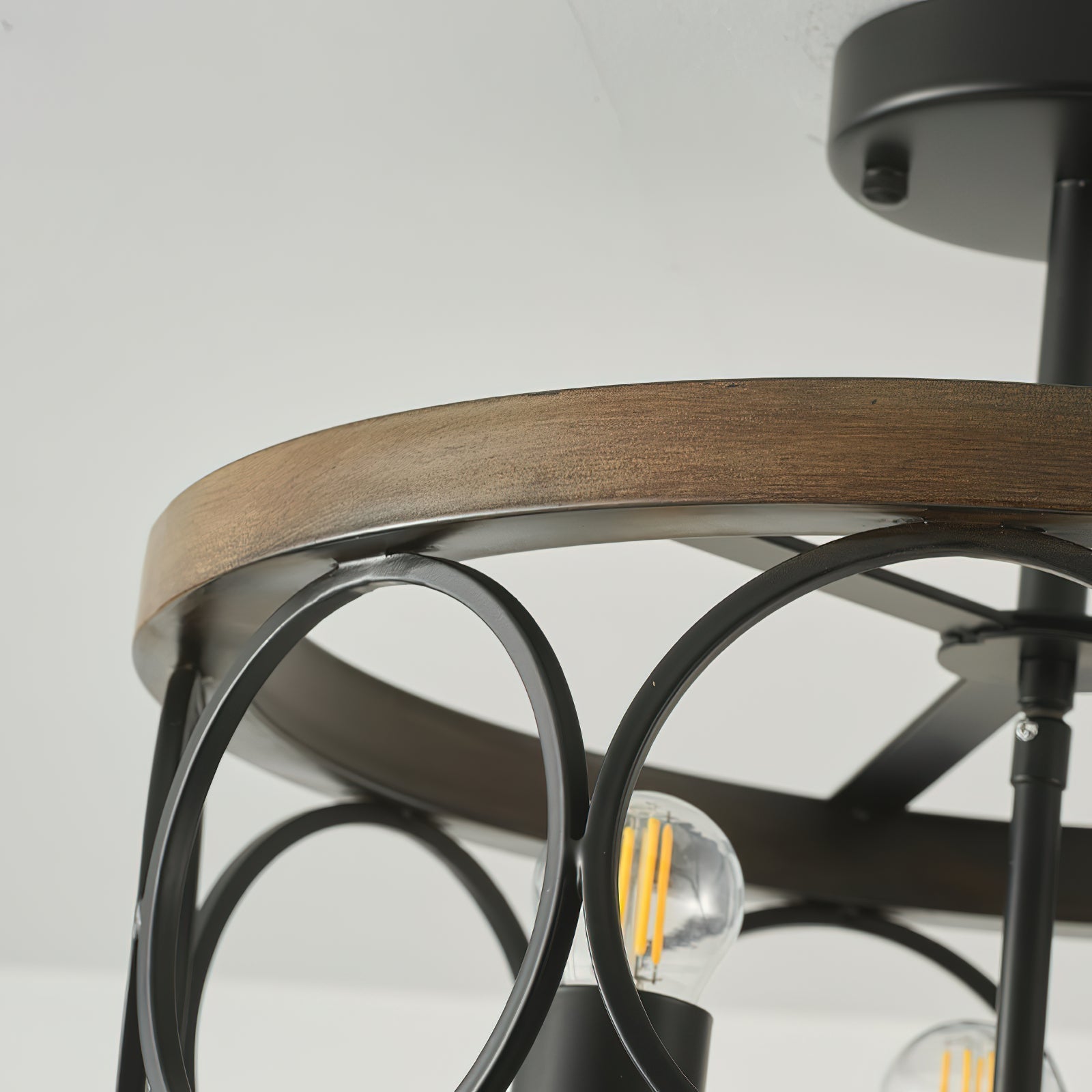 Freyza | Arthaen Vintage-Industriedeckenleuchte – Industrielles Schlafzimmer, Wohnzimmer