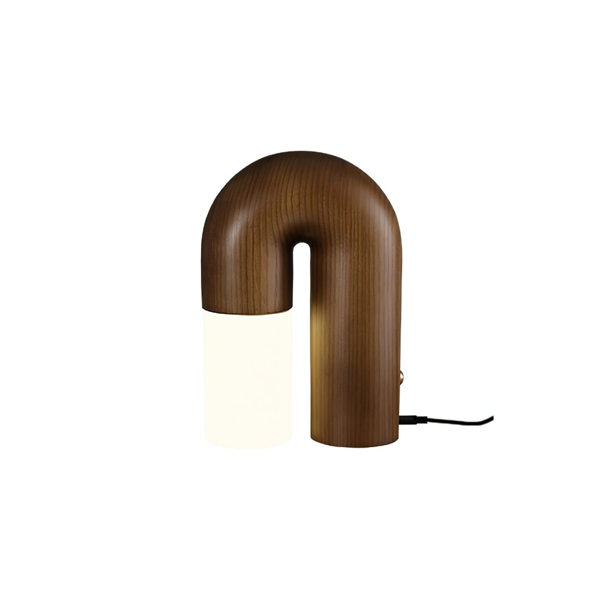 Salot | Elegant Minimalist Wood and Acrylic Table Lamp for Bedside 9