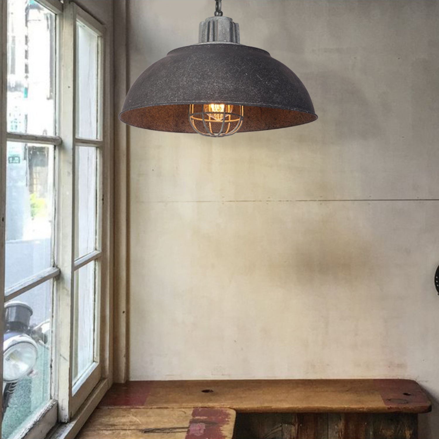 Freyza | Mydorila Vintage Industrial Pendant Light – Industrial Kitchen Dining Room