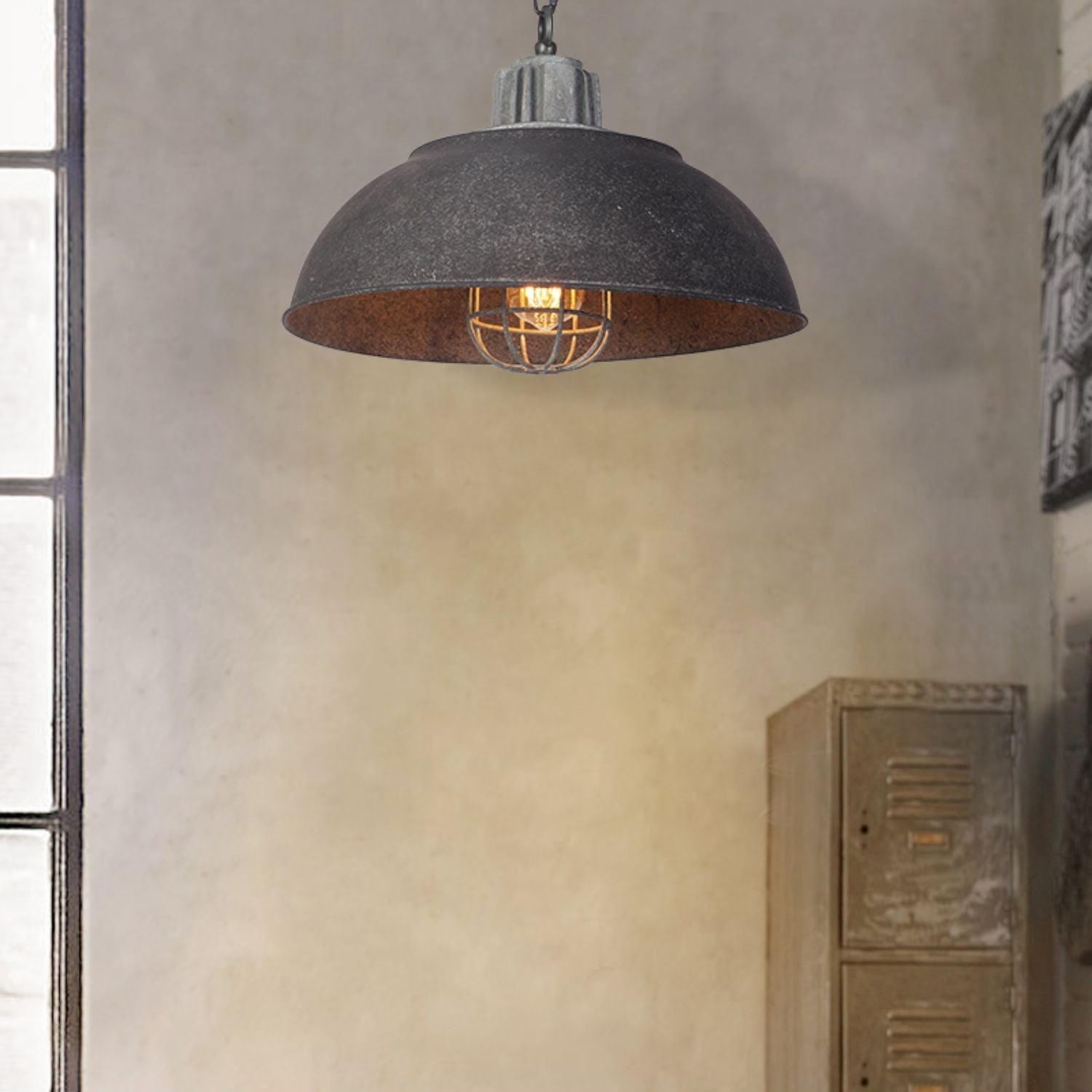 Freyza | Mydorila Vintage Industrial Pendant Light – Industrial Kitchen Dining Room