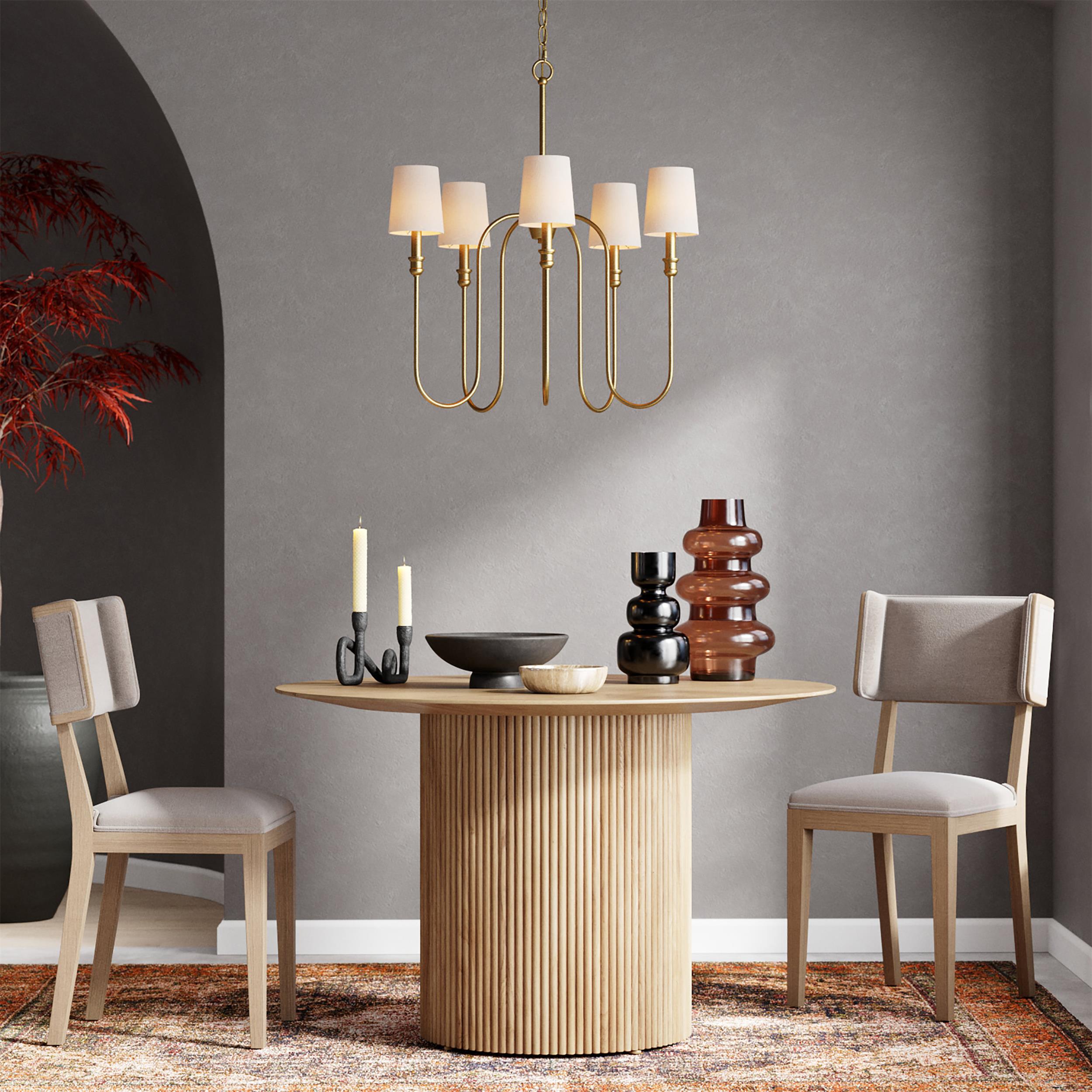 Freyza | Evraeel Fabric Chandelier Fabric Chandelier – Dining Room Living Room