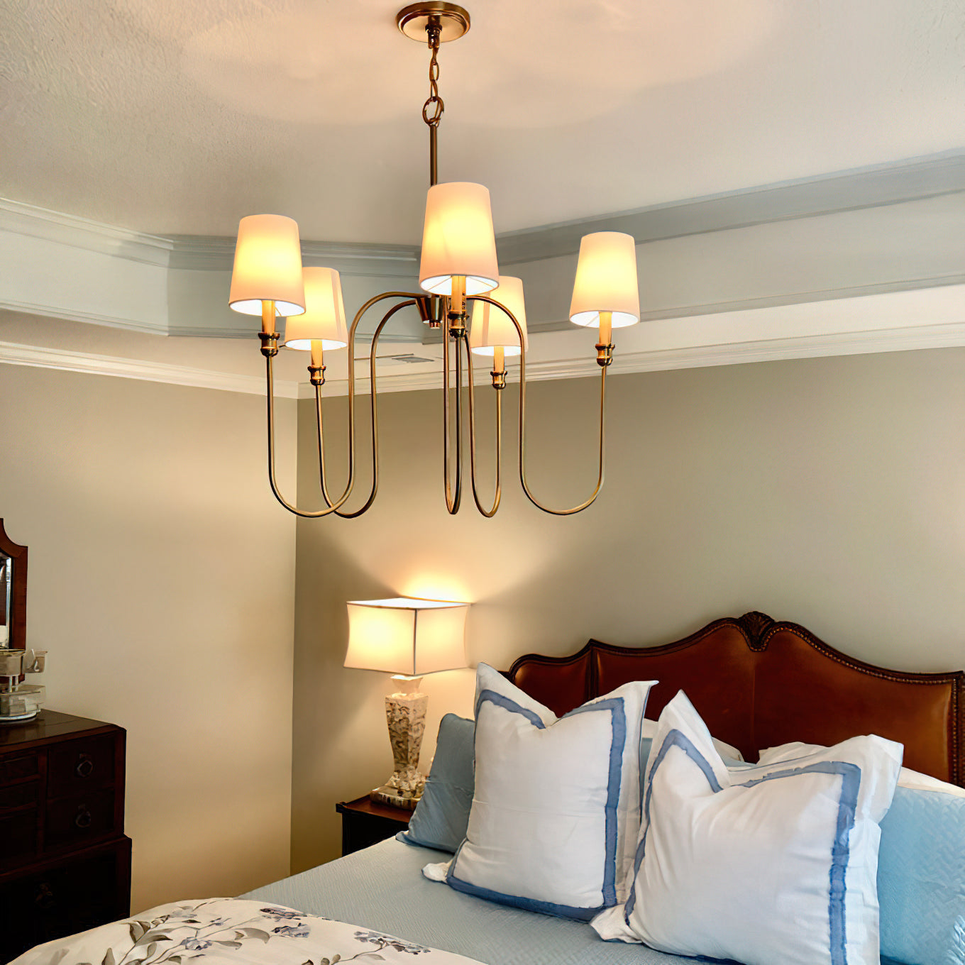 Freyza | Evraeel Fabric Chandelier Fabric Chandelier – Dining Room Living Room