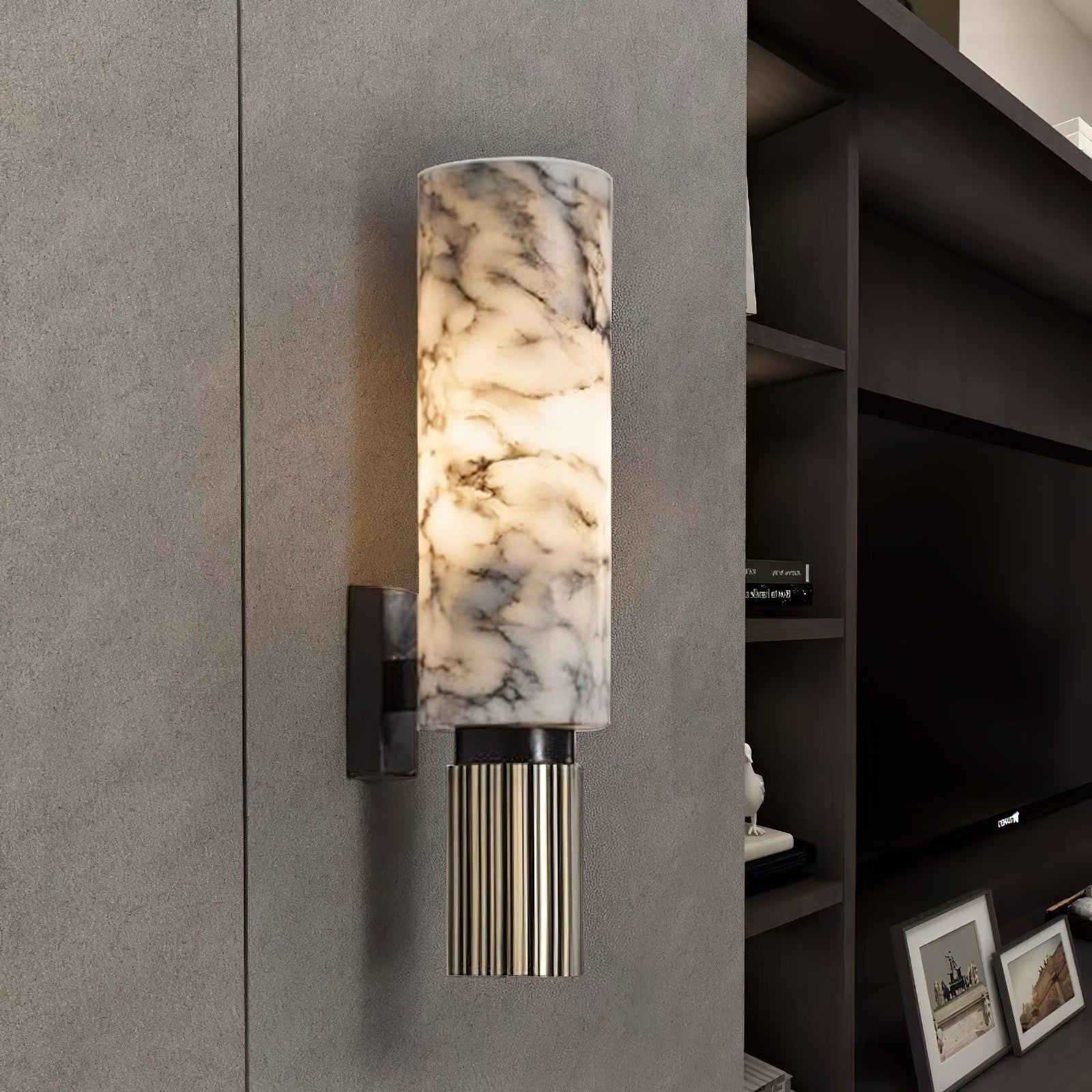 Freyza | Olnoreth Alabaster-Wandleuchte – Schlafzimmer, Flur