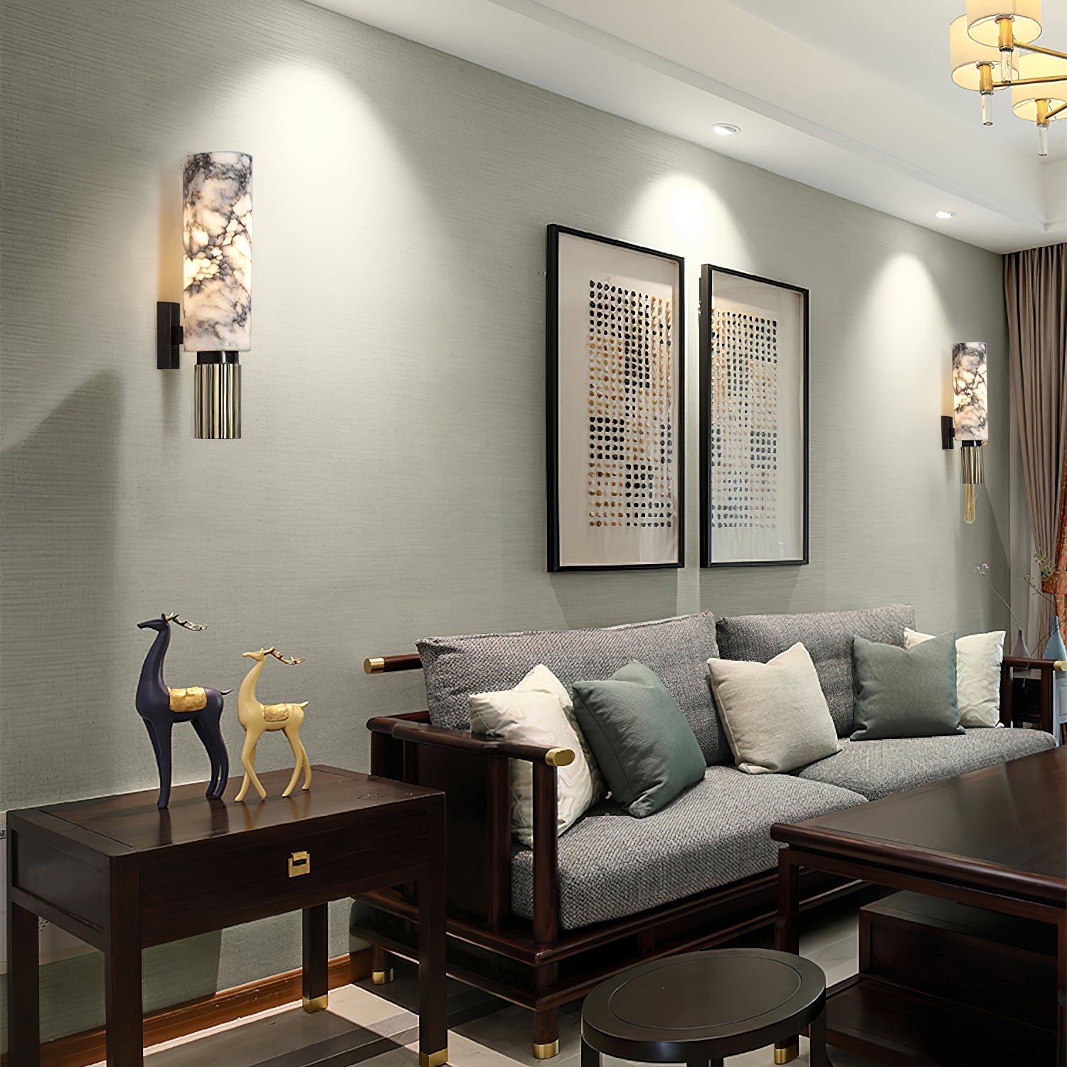 Freyza | Olnoreth Alabaster-Wandleuchte – Schlafzimmer, Flur