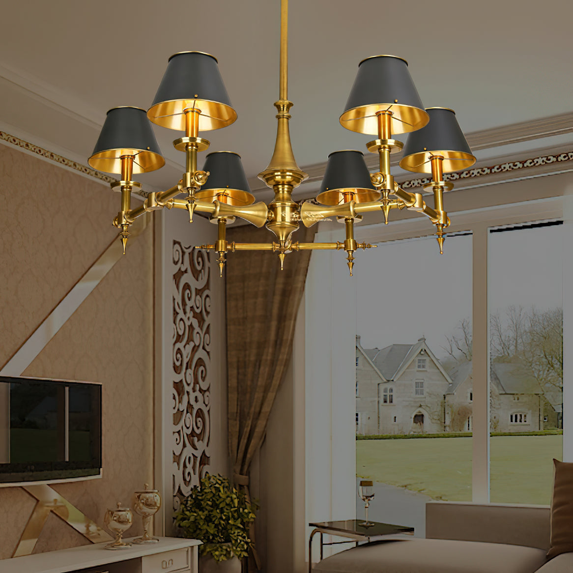 Freyza | Comarion Vintage traditioneller Kronleuchter – Vintage-Esszimmer Wohnzimmer