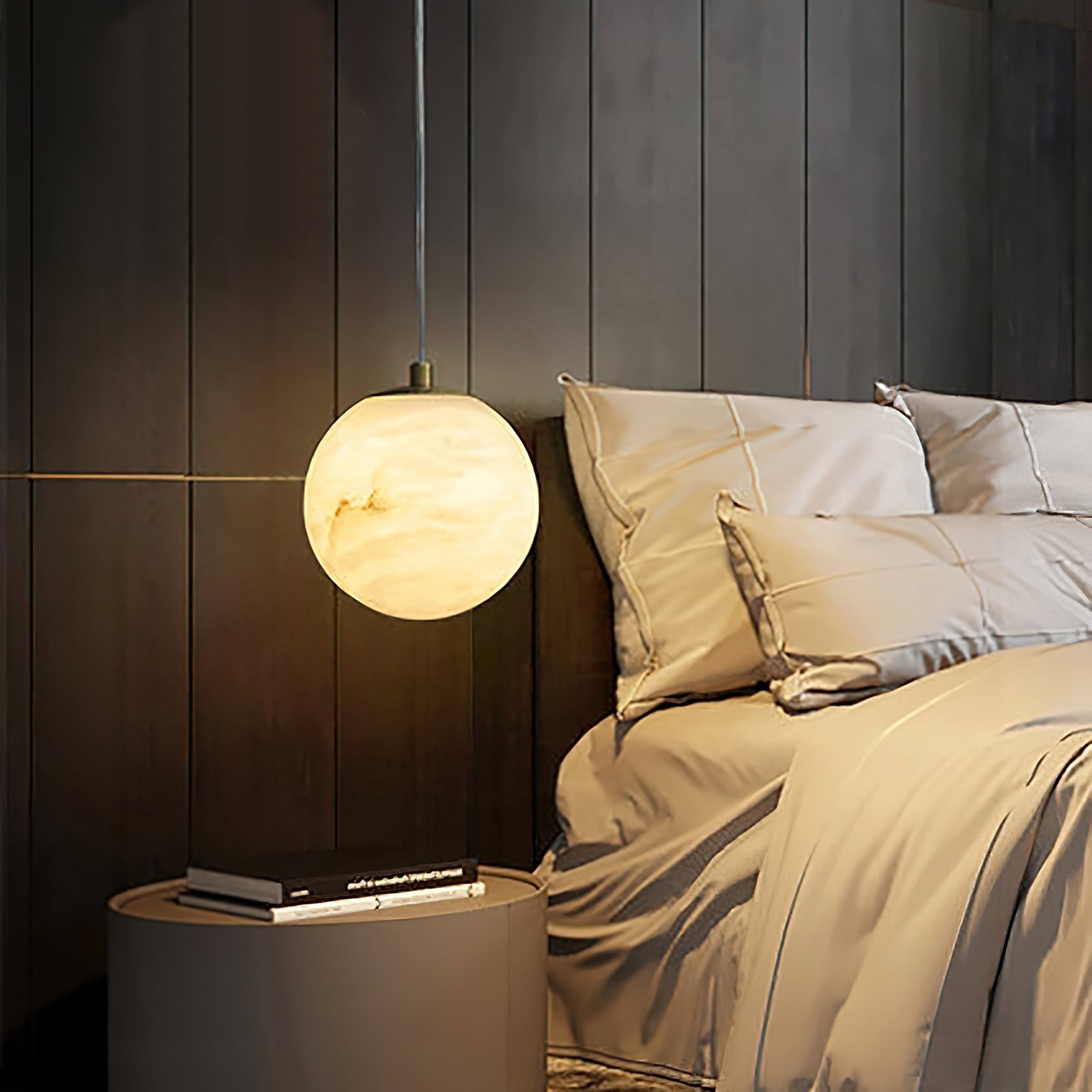 Freyza | Uphaara Alabaster Pendant Pendant Light – Kitchen Dining Room