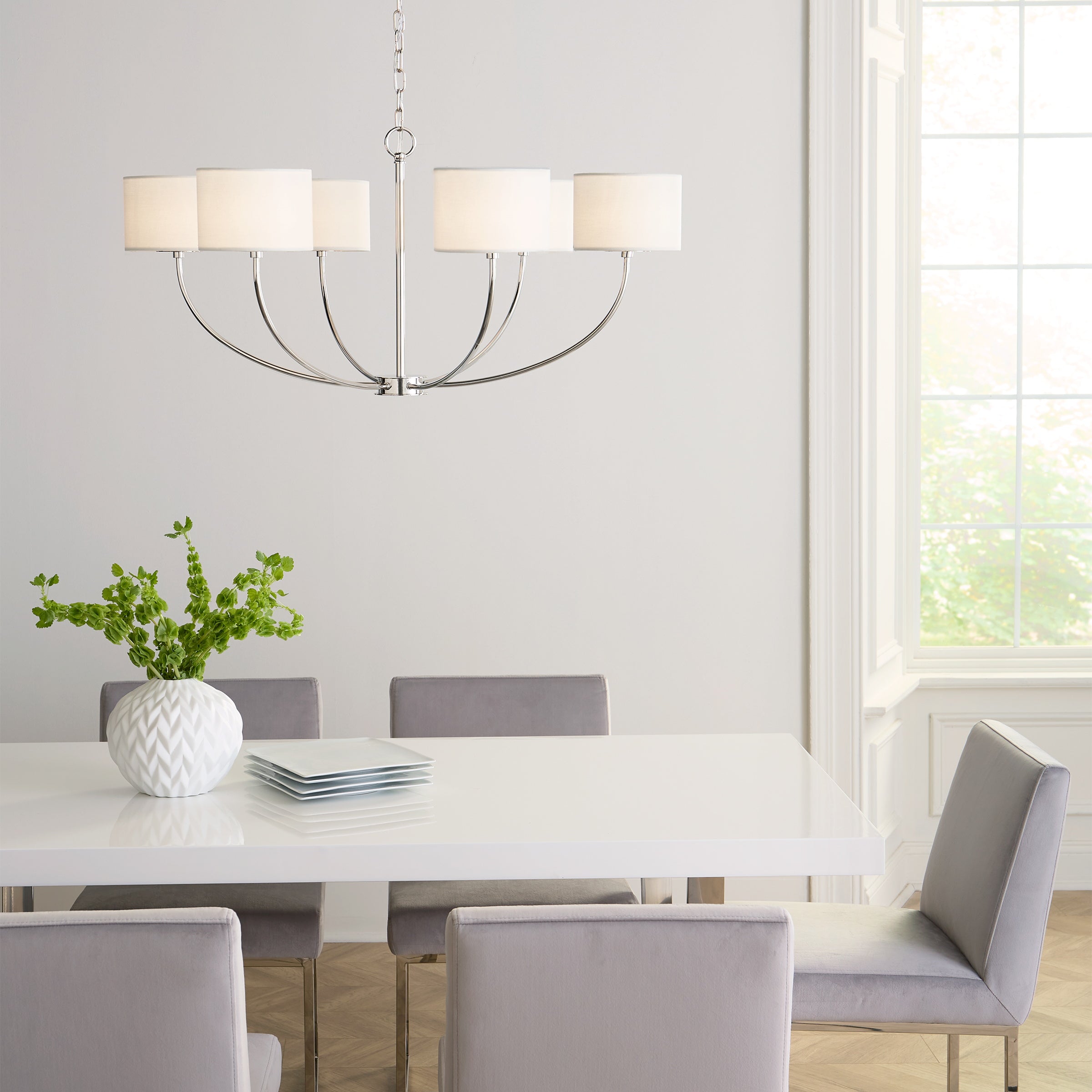 Freyza | Mycaren Vintage-Industrieller Kronleuchter aus Messing und Stoff – Esszimmer und Wohnzimmer im Industriestil
