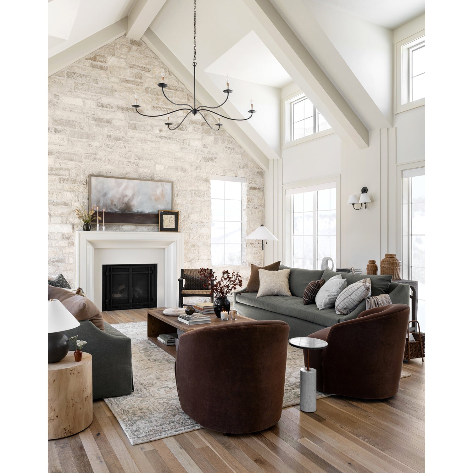 Freyza | Varese Chandelier 6-Light 6-Light Chandelier – Dining Room Living Room