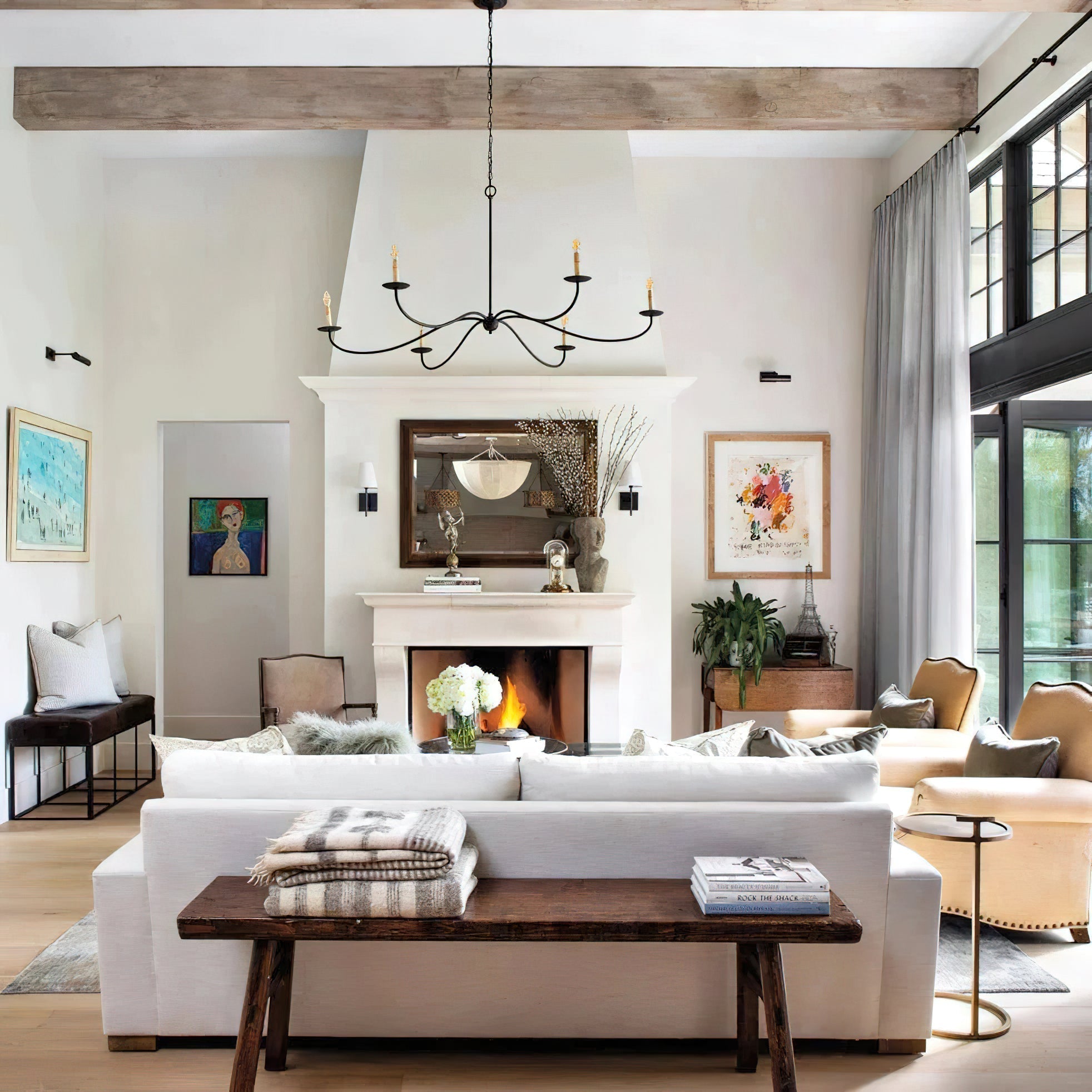 Freyza | Varese Chandelier 6-Light 6-Light Chandelier – Dining Room Living Room