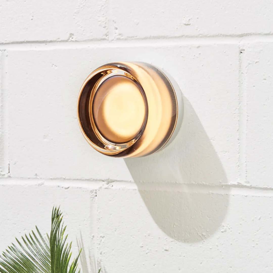 Freyza - Modern Dimpled Glass Wall Sconce - 30cm Textured Cylinder Wall Lamp - E27 Metal Fixture for Hallway & Bedroom