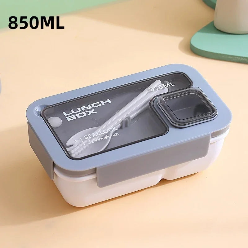 Bento Box 29 or 37 oz | Leak Proof Lunch Box with Cutlery, Microwave Safe