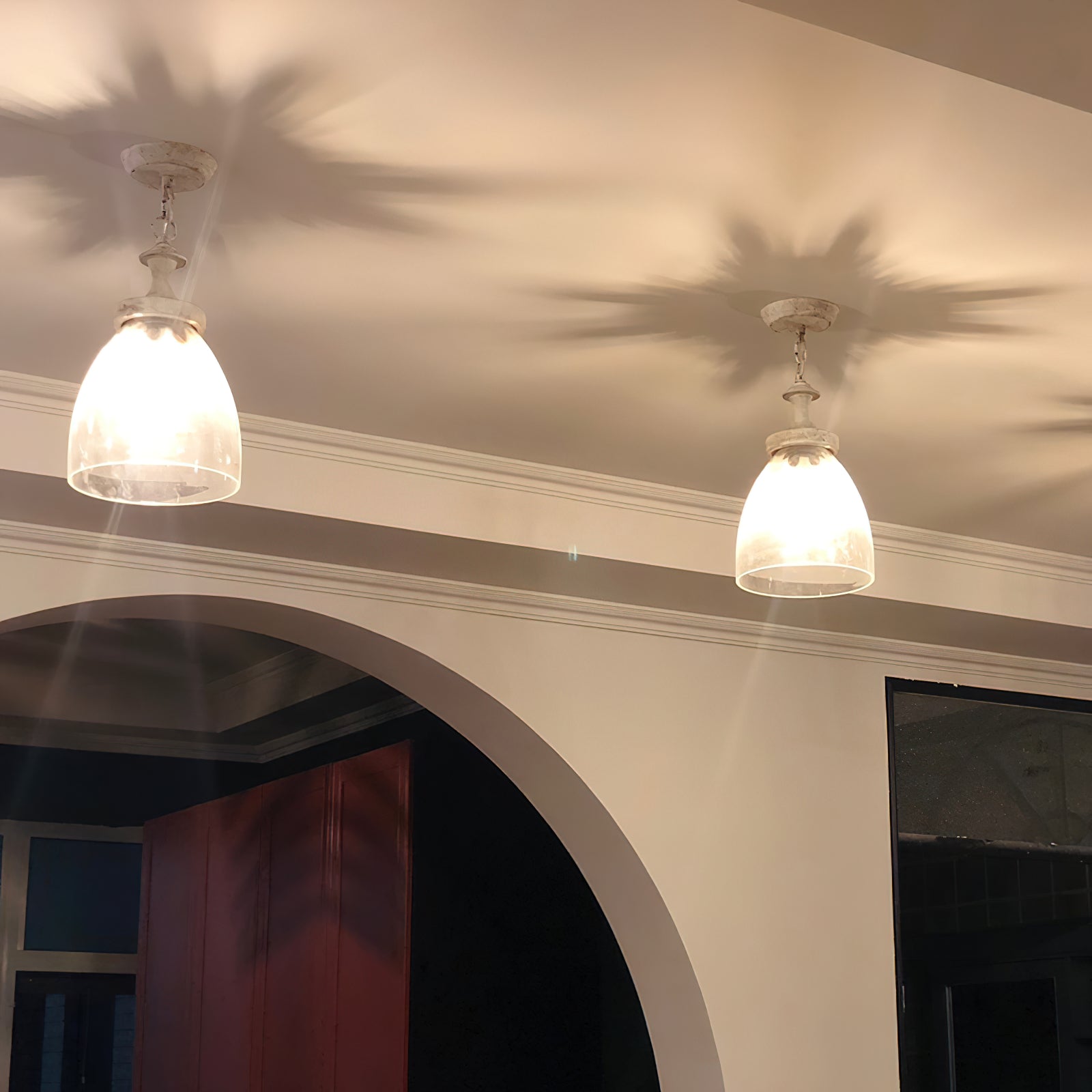 Freyza | Nyrinaris Vintage Glass Glass Pendant Light – Vintage Kitchen Dining Room