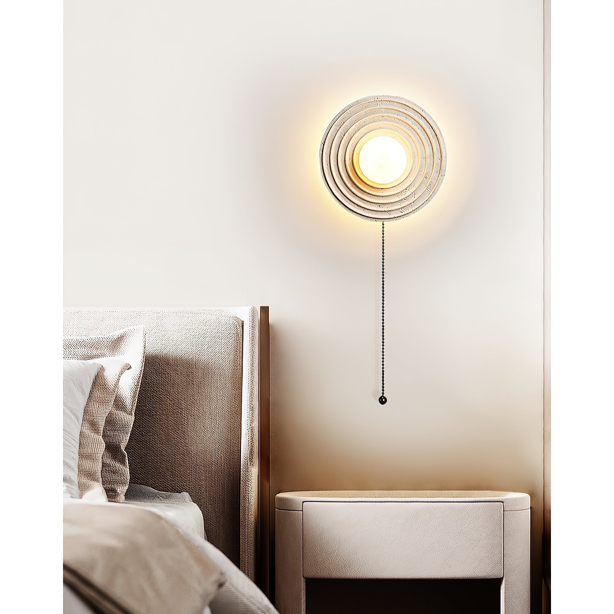 Applique murale en travertin Freyza | Ilorarae – chambre, couloir