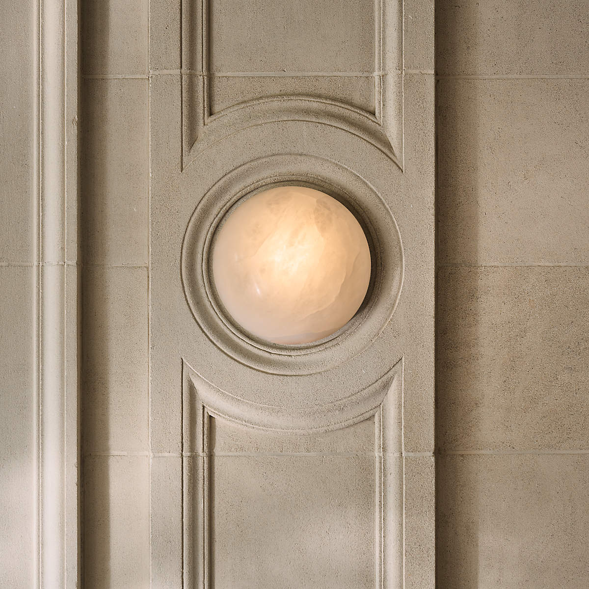 Freyza | Visoliel Applique murale minimaliste en albâtre – Chambre et couloir minimalistes