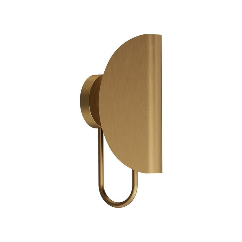 Freyza | Arsorara Blatt-Messing-Wandleuchte aus Stoff – Schlafzimmer, Flur