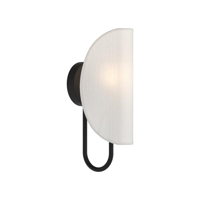 Freyza | Arsorara Blatt-Messing-Wandleuchte aus Stoff – Schlafzimmer, Flur