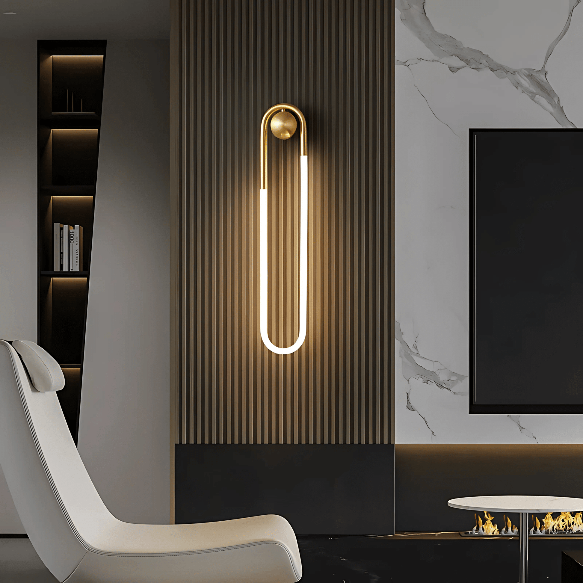 SerenityGlow | Elegant Minimalist Wall Sconce Light Fixture 1