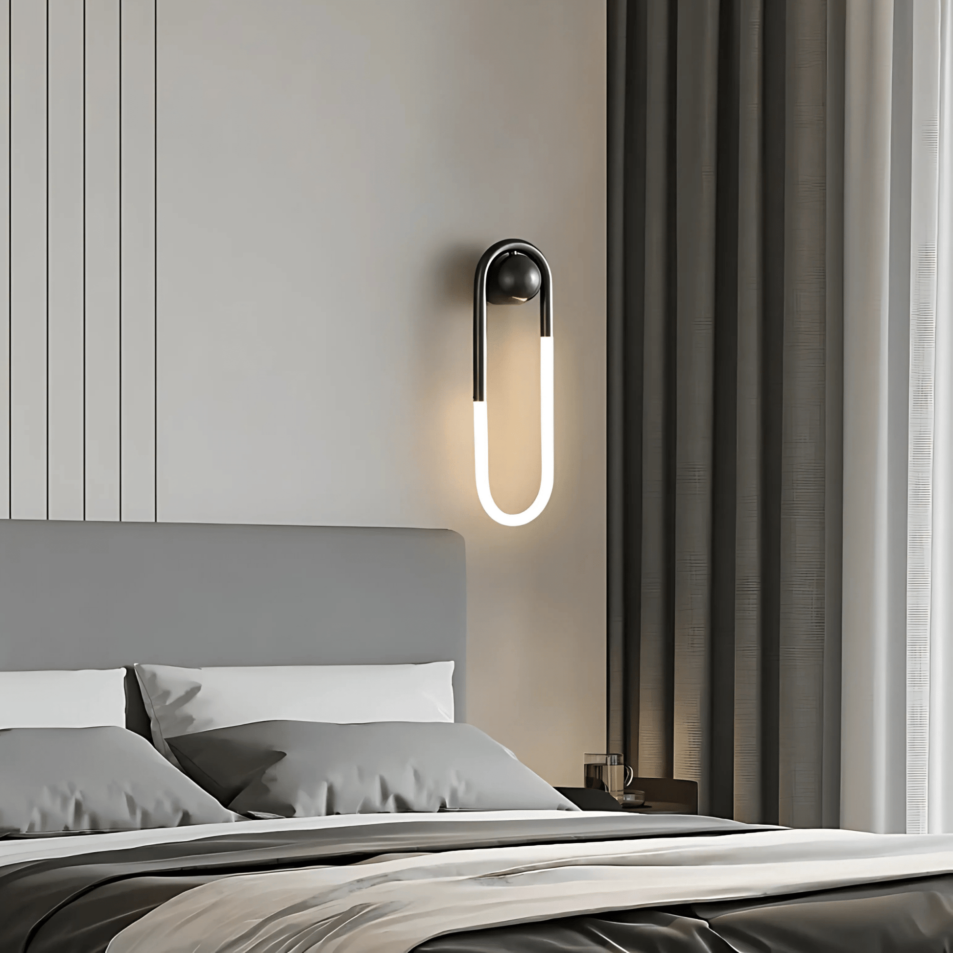 SerenityGlow | Elegant Minimalist Wall Sconce Light Fixture 3