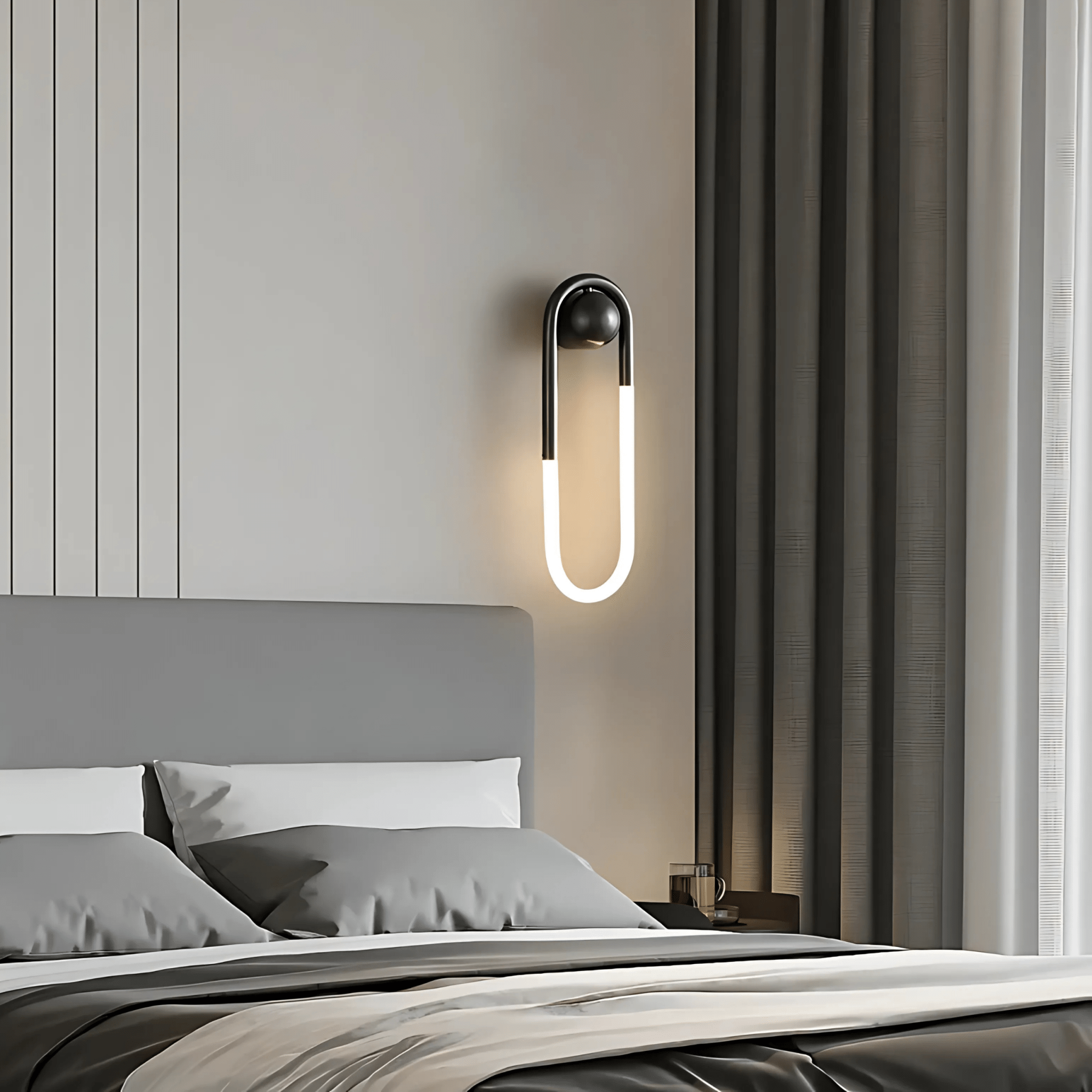 SerenityGlow | Elegant Minimalist Wall Sconce Light Fixture 3
