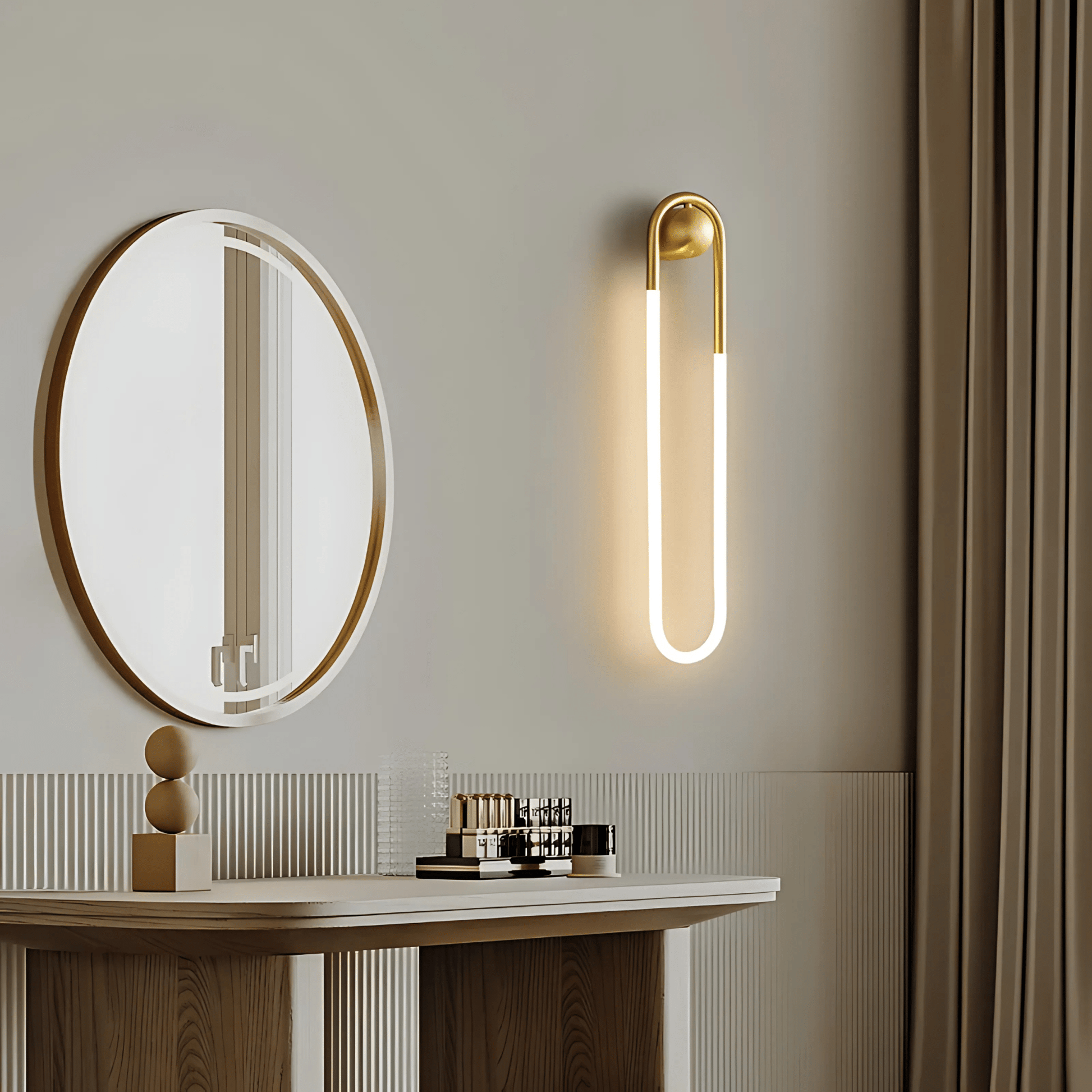 SerenityGlow | Elegant Minimalist Wall Sconce Light Fixture 4