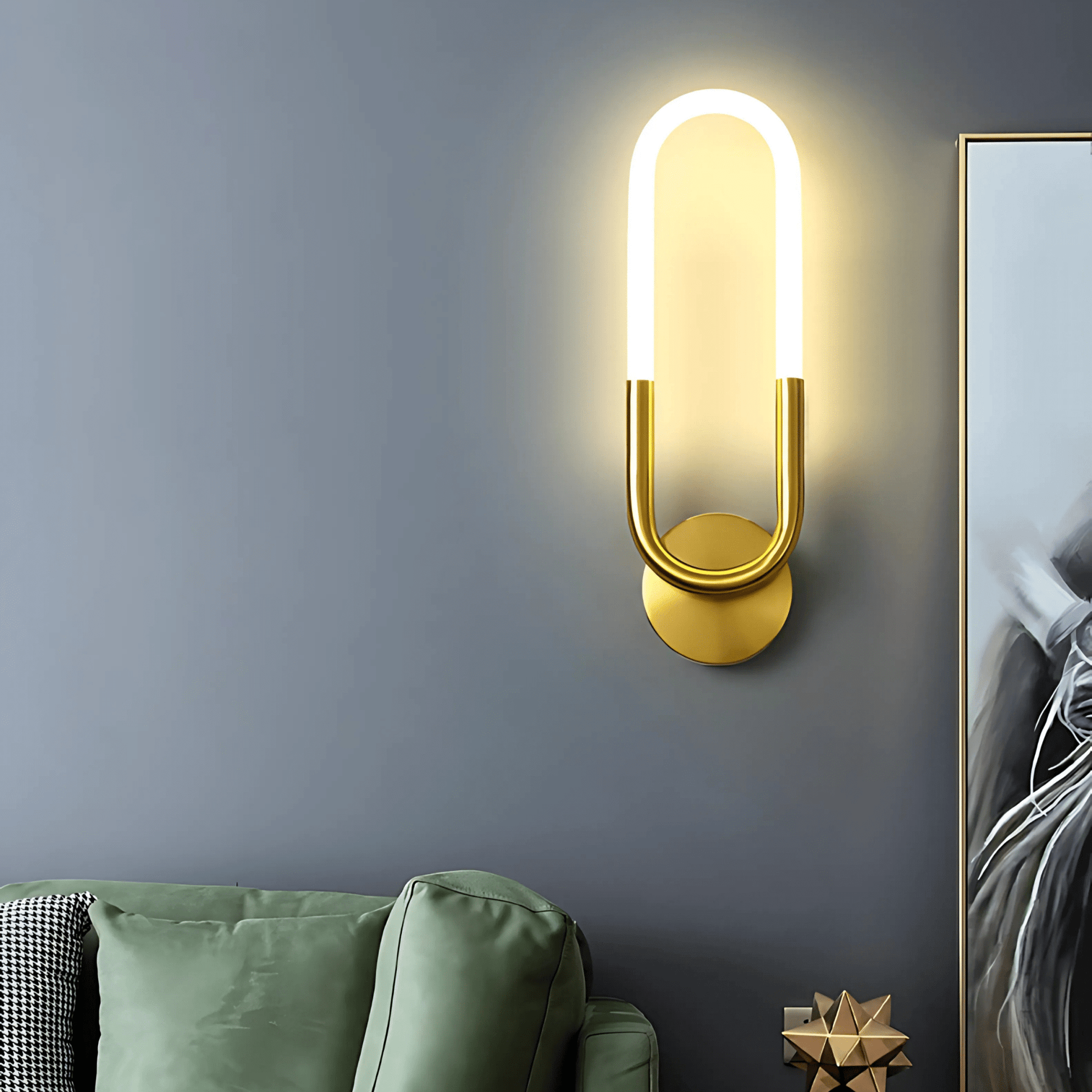 SerenityGlow | Elegant Minimalist Wall Sconce Light Fixture 5