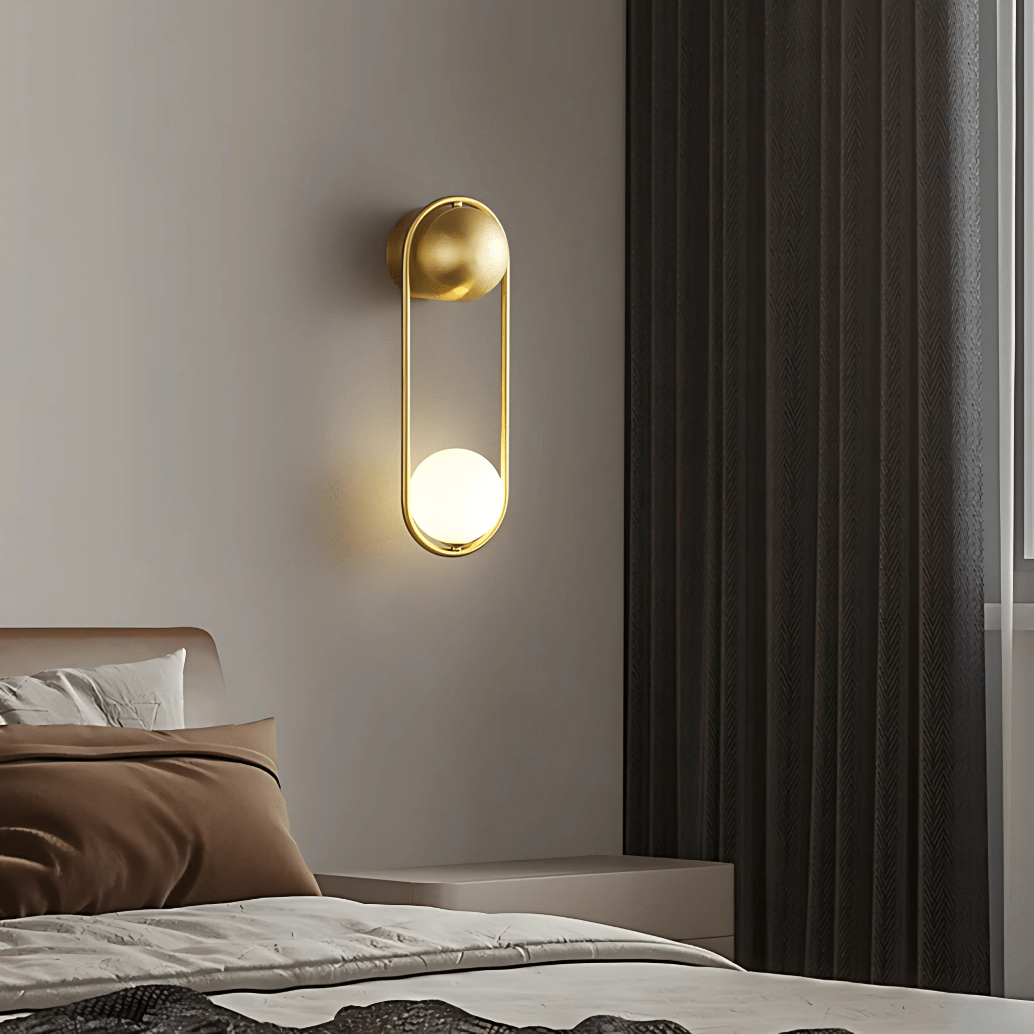 SerenityGlow | Elegant Minimalist Wall Sconce Light Fixture 7