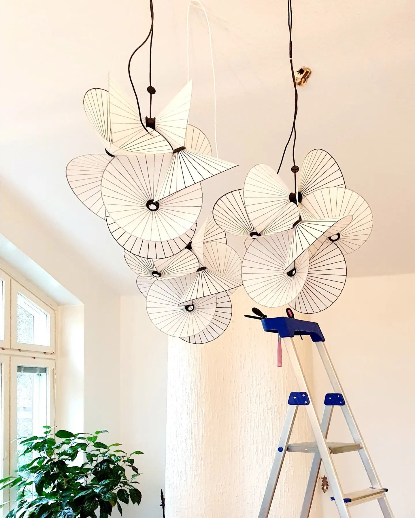 Freyza | Zerinarae Floral Fabric Fabric Pendant Light – Kitchen Dining Room