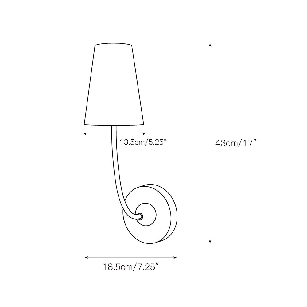 Freyza | Aldoren Vintage Brass Brass Fabric Wall Light – Vintage Bedroom Hallway