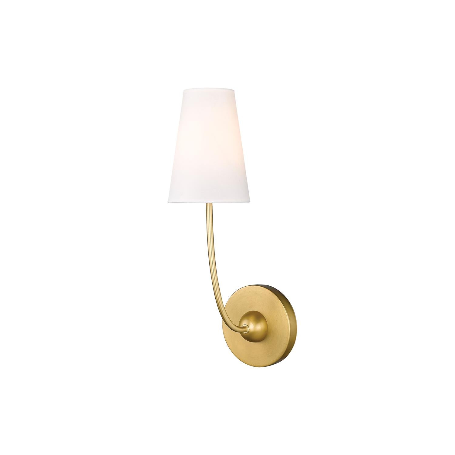 Freyza | Aldoren Vintage Brass Brass Fabric Wall Light – Vintage Bedroom Hallway