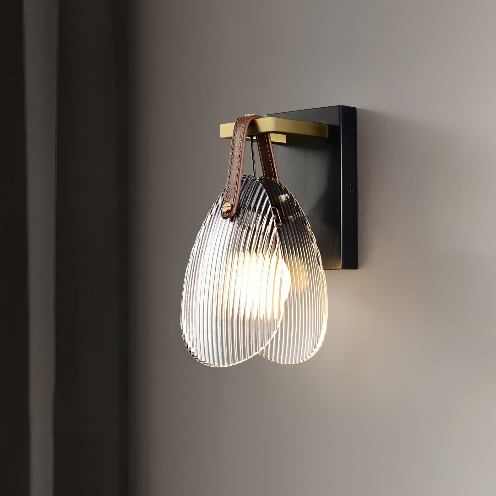Freyza | Zaphais Glaswand-Wandleuchte – Schlafzimmer, Flur