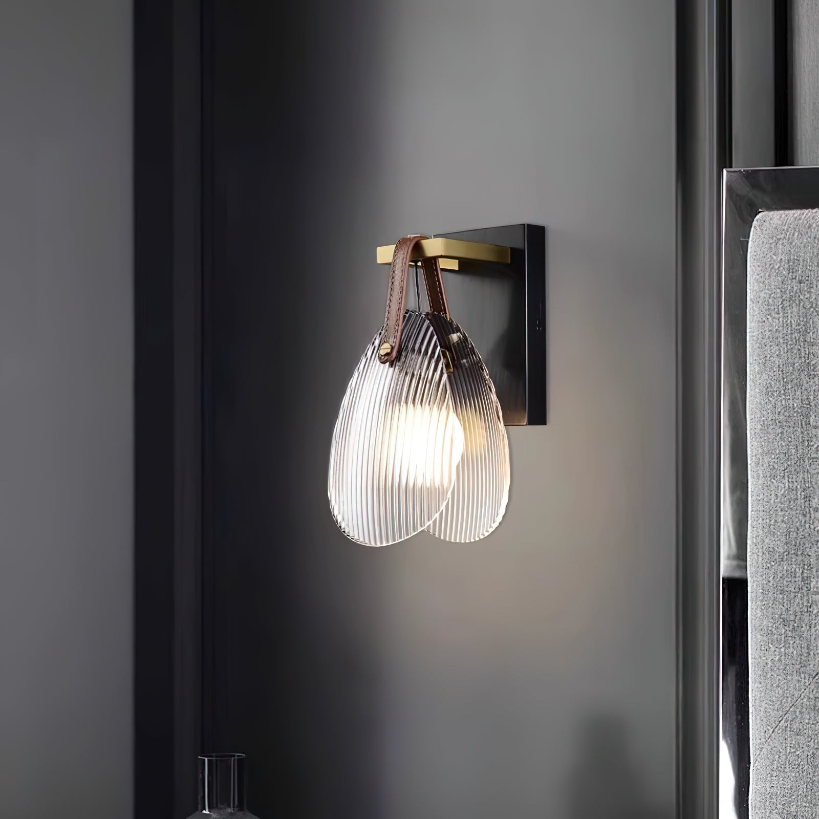 Freyza | Zaphais Glaswand-Wandleuchte – Schlafzimmer, Flur