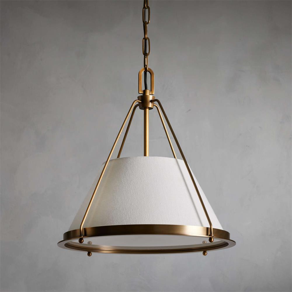 Freyza | Umira Vintage Industrial Fabric Pendant Light – Industrial Kitchen Dining Room