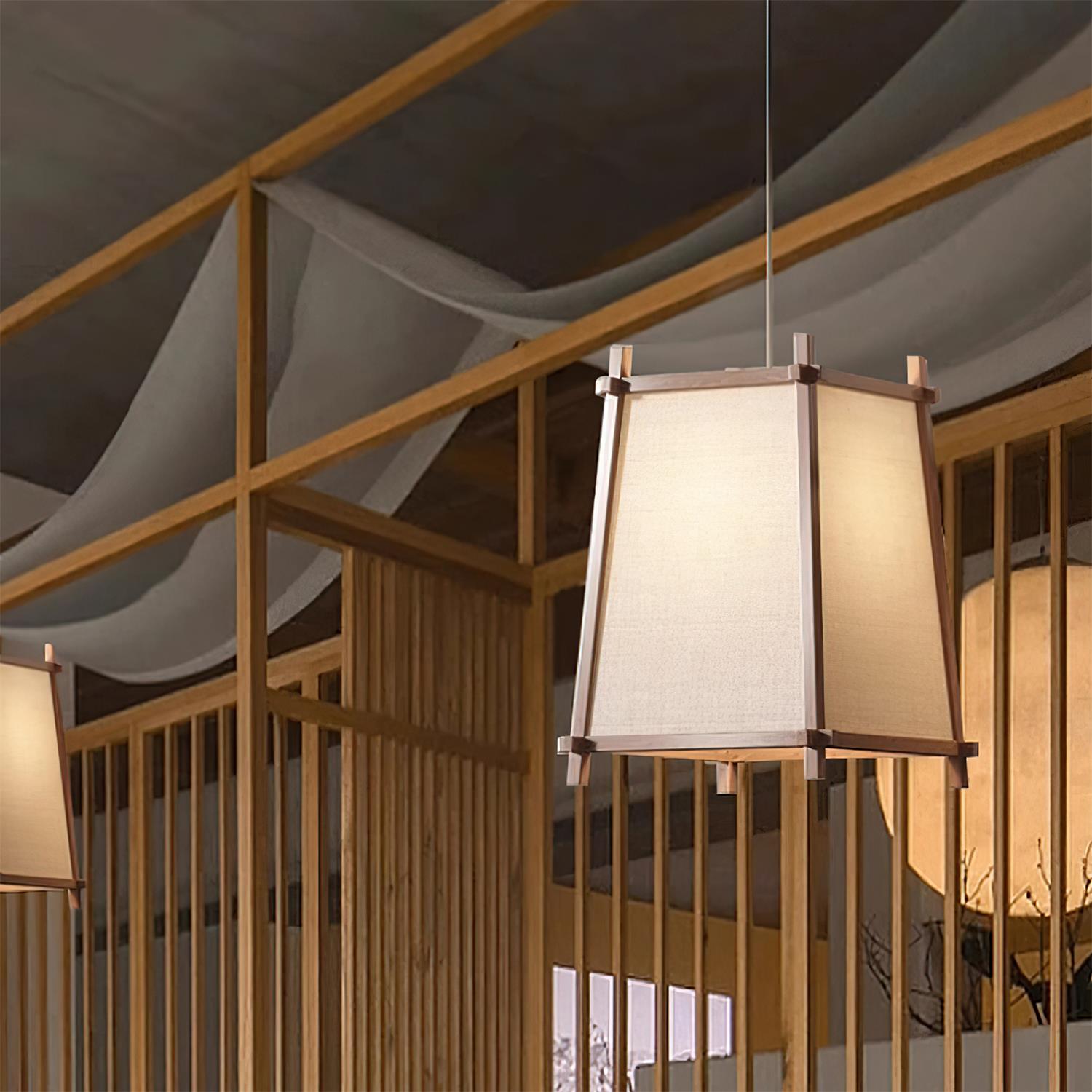 Freyza | Suspension en tissu Calira – Luminaire suspendu pour cuisine et salle à manger