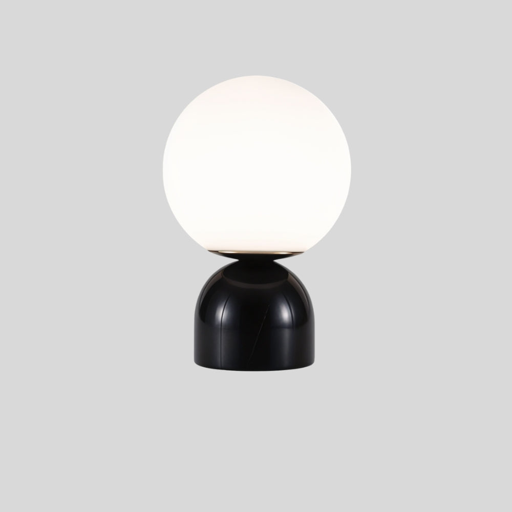 Sibwa | Elegant Minimalist Marble Glass Table Lamp for Bedside or Desk 0