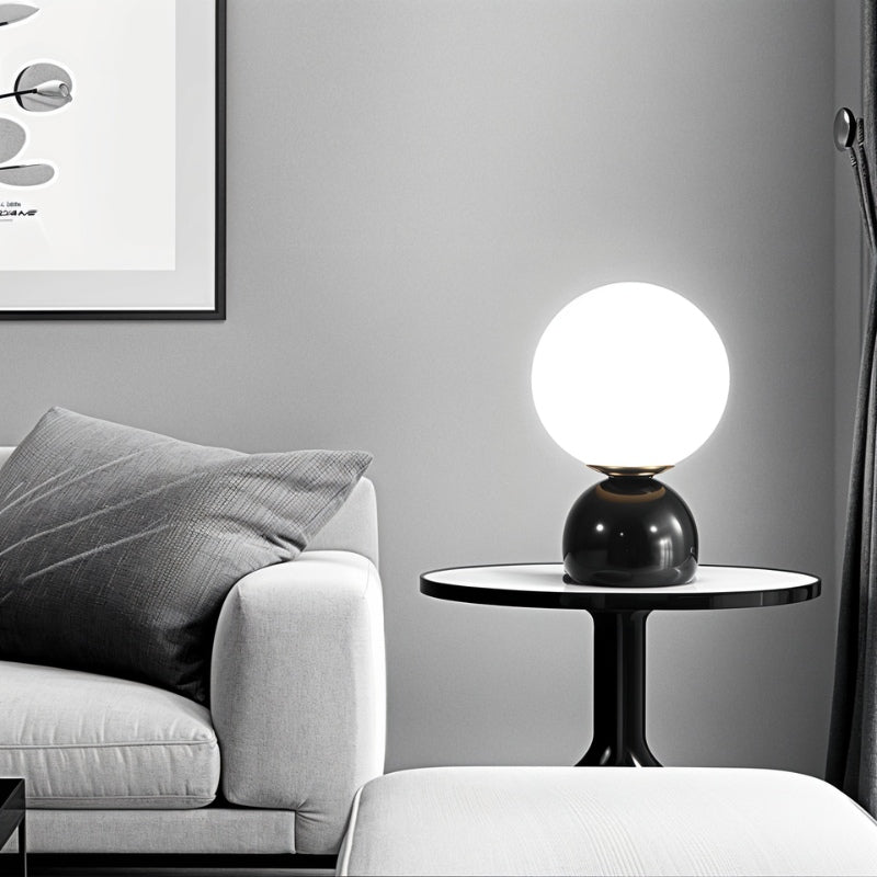 Sibwa | Elegant Minimalist Marble Glass Table Lamp for Bedside or Desk 4