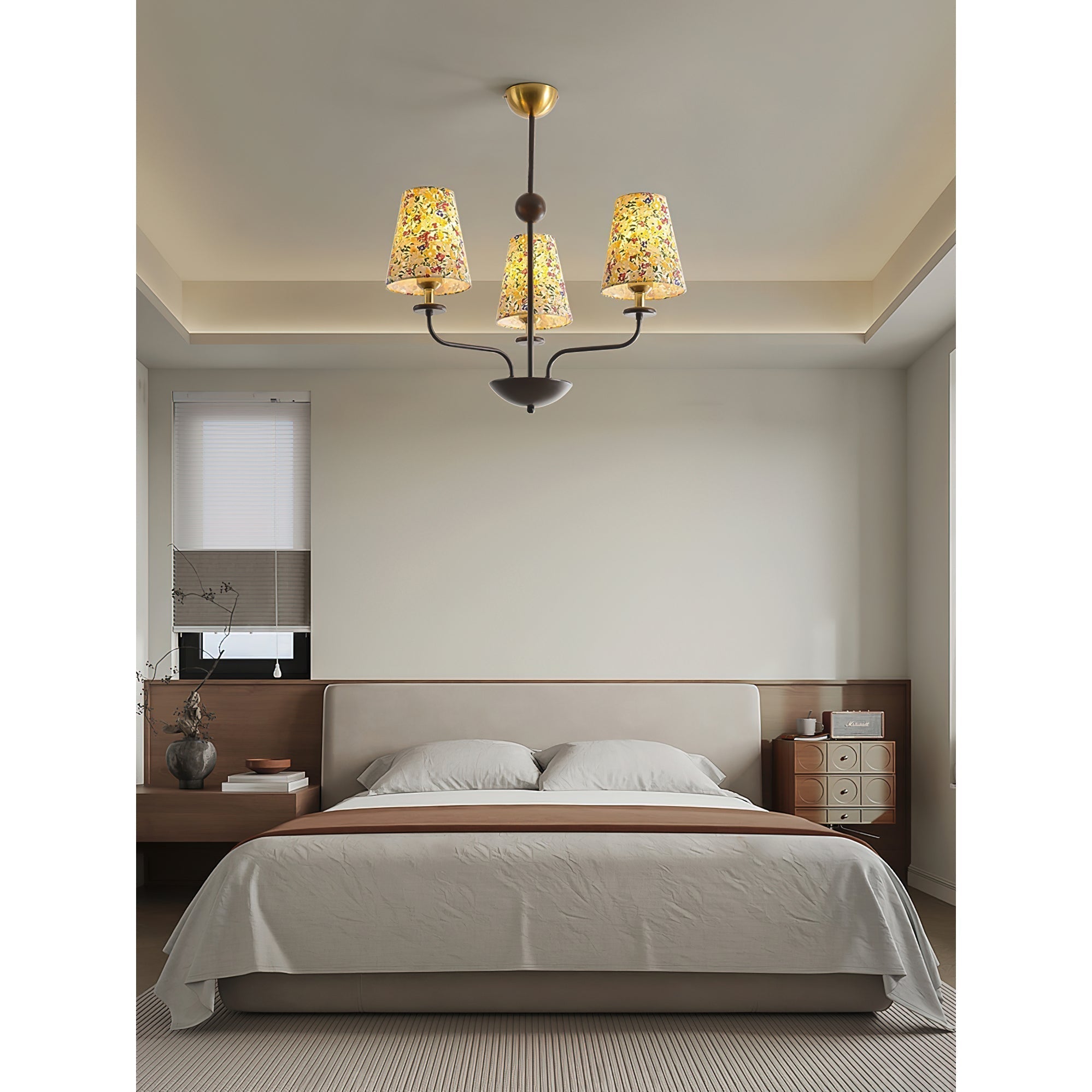 Freyza | Aurmaren Vintage Industrial Fabric Chandelier – Industrial Dining Room Living Room