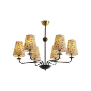 Freyza | Aurmaren Vintage Industrial Fabric Chandelier – Industrial Dining Room Living Room