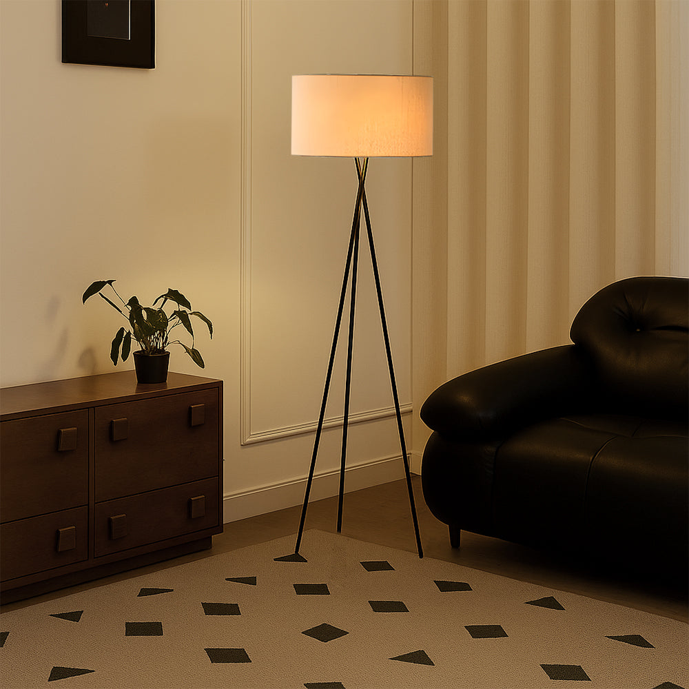 Freyza - SilkenGlow | Elegant Modern Floor Lamp for Living Room Ambiance