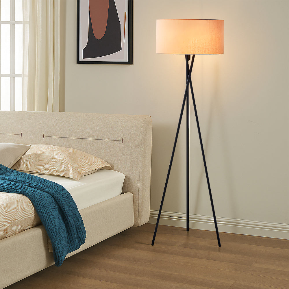 Freyza - SilkenGlow | Elegant Modern Floor Lamp for Living Room Ambiance